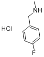 (4-FLUORO-BENZYL)-METHYLAMINE HCL Structure