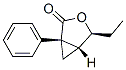 3-Oxabicyclo[3.1.0]hexan-2-one,4-ethyl-1-phenyl-,(1S,4S,5R)-(9CI) Structure