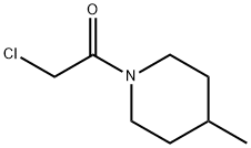 1-(클로로아세틸)-4-메틸피페리딘 구조식 이미지