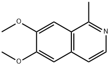 Isoquinoline, 6,7-dimethoxy-1-methyl- (7CI,8CI,9CI) 구조식 이미지