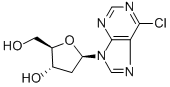 6-CHLOROPURINE-2'-DEOXYRIBOSIDE 구조식 이미지