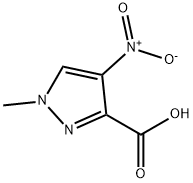 1-METHYL-4-NITRO-1H-PYRAZOLE-3-CARBOXYLIC ACID 구조식 이미지