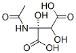Aspartic  acid,  N-acetyl-2,3-dihydroxy- Structure