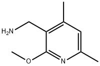 1-(2-메톡시-4,6-다이메틸피리딘-3-일)메타민 구조식 이미지