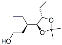 1,3-Dioxolane-4-propanol,gamma,5-diethyl-2,2-dimethyl-,(gammaR,4S,5S)-(9CI) 구조식 이미지