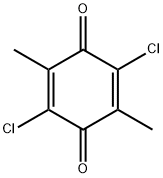 2,5-DICHLORO-3,6-DIMETHYL-P-BENZOQUINONE Structure