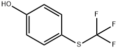 4-(Trifluoromethylthio)phenol 구조식 이미지