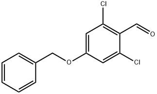4-(Benzyloxy)-2,6-dichlorobenzaldehyde 구조식 이미지