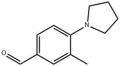 3-METHYL-4-PYRROLIDIN-1-YL-BENZALDEHYDE Structure