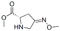 L-Proline, 4-(methoxyimino)-, methyl ester (9CI) Structure
