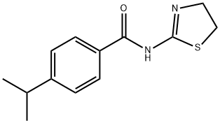 Benzamide, N-(4,5-dihydro-2-thiazolyl)-4-(1-methylethyl)- (9CI) Structure