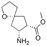 1-Oxaspiro[4.4]nonane-7-carboxylicacid,8-amino-,methylester,(5R,7S,8R)- 구조식 이미지