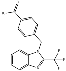 461665-33-8 4-[[2-Trifluoromethyl-1H-benzimidazol-1-yl]methyl]benzoic acid