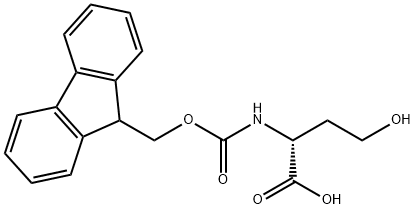 N-(9H-FLUOREN-9YL메톡시)카르보닐]-D-호모세린 구조식 이미지