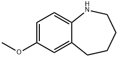 7-METHOXY-2,3,4,5-TETRAHYDRO-1H-BENZO[B]AZEPINE HYDROCHLORIDE 구조식 이미지