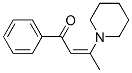 1-페닐-3-피페리디노-2-부텐-1-온1-페닐-3-피페리디노-2-부텐-1-온 구조식 이미지