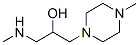 1-피페라진에탄올,4-메틸-알파-[(메틸아미노)메틸]-(9CI) 구조식 이미지