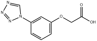 (3-(1H-TETRAZOL-1-YL)페녹시)아세트산 구조식 이미지