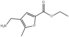 2-Furancarboxylicacid,4-(aminomethyl)-5-methyl-,ethylester(9CI) Structure