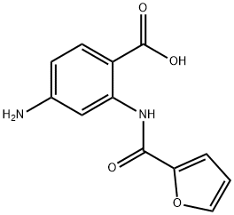 Benzoic acid, 4-amino-2-[(2-furanylcarbonyl)amino]- (9CI) Structure