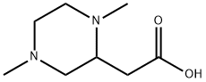 (1,4-DIMETHYL-PIPERAZIN-2-YL)-ACETIC ACID Structure