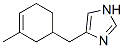 1H-Imidazole,  4-[(3-methyl-3-cyclohexen-1-yl)methyl]-  (9CI) Structure