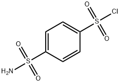 4-(AMINOSULFONYL)BENZENESULFONYL CHLORIDE 구조식 이미지