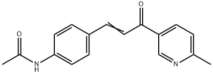 5-(p-아세트아미도신나모일)-2-메틸피리딘 구조식 이미지