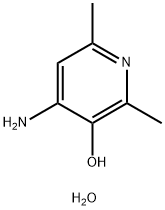 3-Pyridinol, 4-amino-2,6-dimethyl-, monohydrate (9CI) Structure