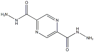 Pyrazine-2,5-dicarbohydrazide Structure