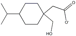 CYCLOHEXANEMETHANOL,4-(1-METHYLETHYL)-,아세테이트 구조식 이미지