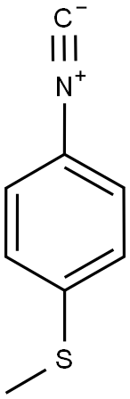 4-(METHYLTHIO)PHENYLISOCYANIDE Structure