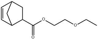 5-노보넨-2-카르복실산2'-에톡시에틸에스테르 구조식 이미지