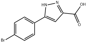 3-(4-BROMOPHENYL)-1H-PYRAZOLE-5-CARBOXYLIC ACID Structure