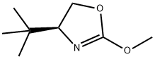 Oxazole, 4-(1,1-dimethylethyl)-4,5-dihydro-2-methoxy-, (4S)- (9CI) Structure