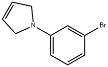 1-(3-브로모-페닐)-2,5-디하이드로-1H-피롤 구조식 이미지