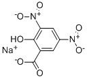 3,5-DINITRO-2-HYDROXYBENZOIC ACID SODIUM Structure