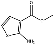 Methyl 2-aminothiophene-3-carboxylate 구조식 이미지