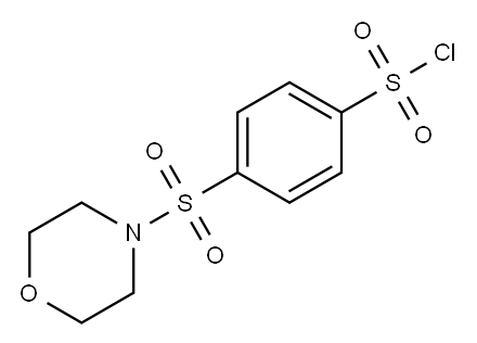 4-(MORPHOLINE-4-SULFONYL)-BENZENESULFONYL CHLORIDE Structure