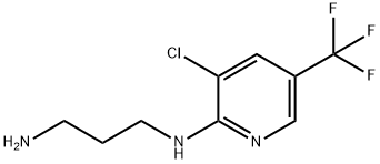 N-1-[3-CHLORO-5-(TRIFLUOROMETHYL)PYRIDIN-2-YL]PROPANE-1,3-DIAMINE 구조식 이미지