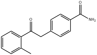 4-[2-(2-METHYLPHENYL)-2-OXOETHYL]BENZAMIDE Structure