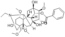 benzoylaconine 구조식 이미지