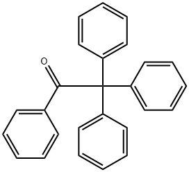 2,2,2-트리페닐아세토페논 구조식 이미지