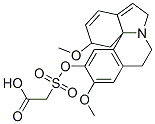 [[(2,6,8,9-Tetrahydro-2,11-dimethoxy-1H-indolo[7a,1-a]isoquinolin-12-yl)oxy]sulfonyl]acetic acid 구조식 이미지