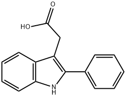 (2-PHENYL-1H-INDOL-3-YL)ACETIC ACID Structure