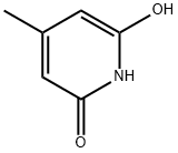 6-hydroxy-4-methyl-2-pyridone 구조식 이미지