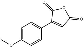 3-(4-methoxyphenyl)furan-2,5-dione 구조식 이미지