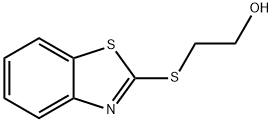 2-(2-BENZOTHIAZOLYLTHIO)ETHANOL Structure