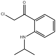 Ethanone, 2-chloro-1-[2-[(1-methylethyl)amino]phenyl]- (9CI) 구조식 이미지