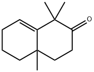 3,4,4a,5,6,7-Hexahydro-1,1,4a-trimethyl-2(1H)-naphthalenone Structure